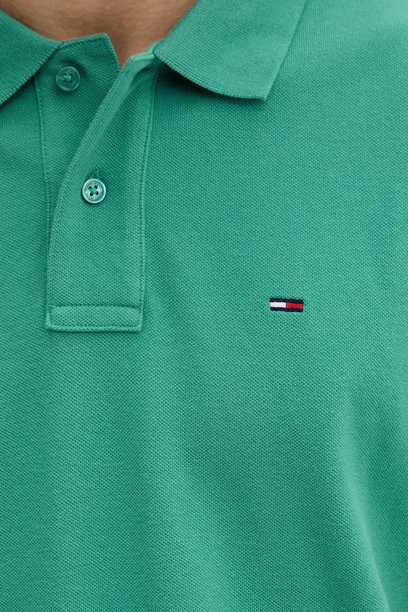 Tommy Jeans polo pentru bărbați bumbac DM0DM22711 verde