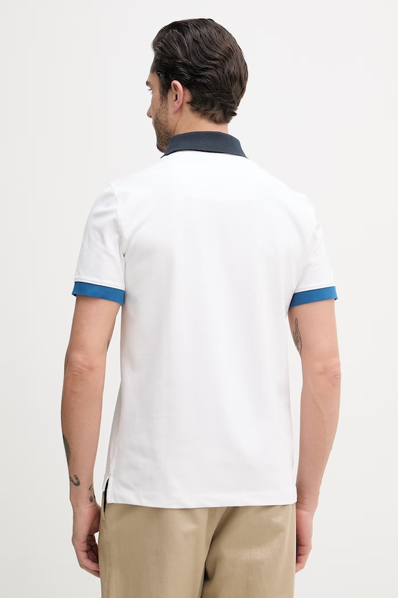 Îmbrăcăminte Aeronautica Militare tricou polo PO1908UP00191 alb
