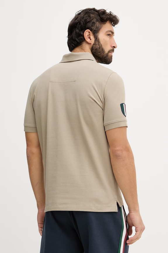 Дрехи Тениска с яка Aeronautica Militare PO1927UP00191 зелен