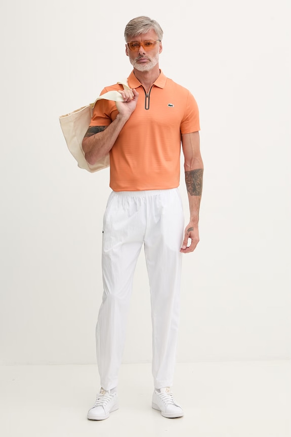 Lacoste polo tričko pánske DH9992 oranžová SS26