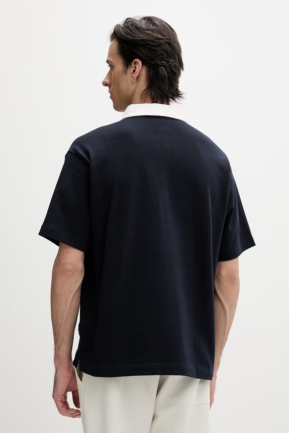 Oblečenie Guess Jeans polo tričko pánske bavlnené M6GP13.KCYM1 tmavomodrá