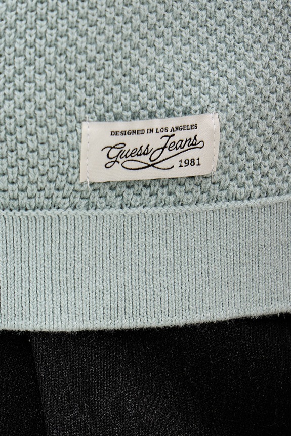 Guess Jeans Polo tričko pánske bavlnené M6GRZ1.Z3HM1 tyrkysová