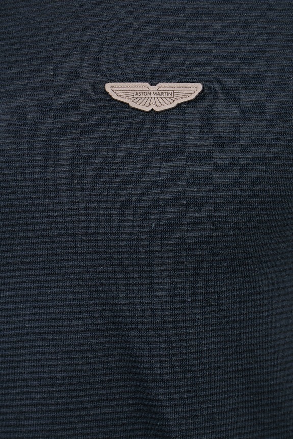 BOSS polo tričko pánske s ľanom BOSS X ASTON MARTIN 50558809 tmavomodrá