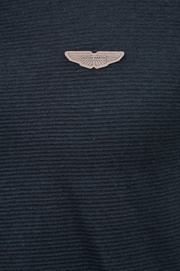 BOSS polo tričko pánske s ľanom BOSS X ASTON MARTIN 50558809 tmavomodrá