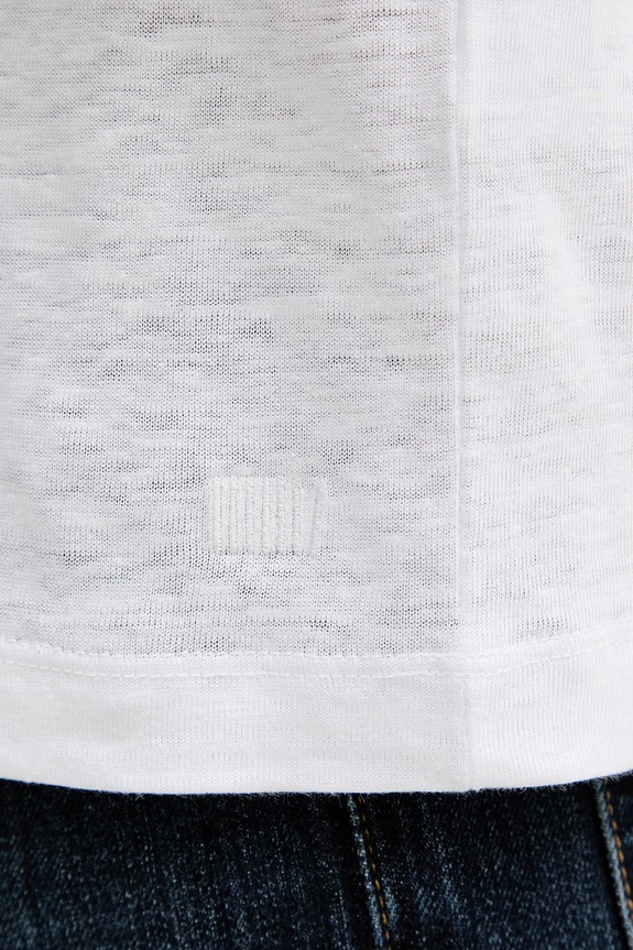 BOSS polo pentru bărbați, din in BOSS X DAVID BECKHAM 50560534 alb