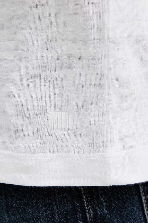 BOSS polo pentru bărbați, din in BOSS X DAVID BECKHAM 50560534 alb