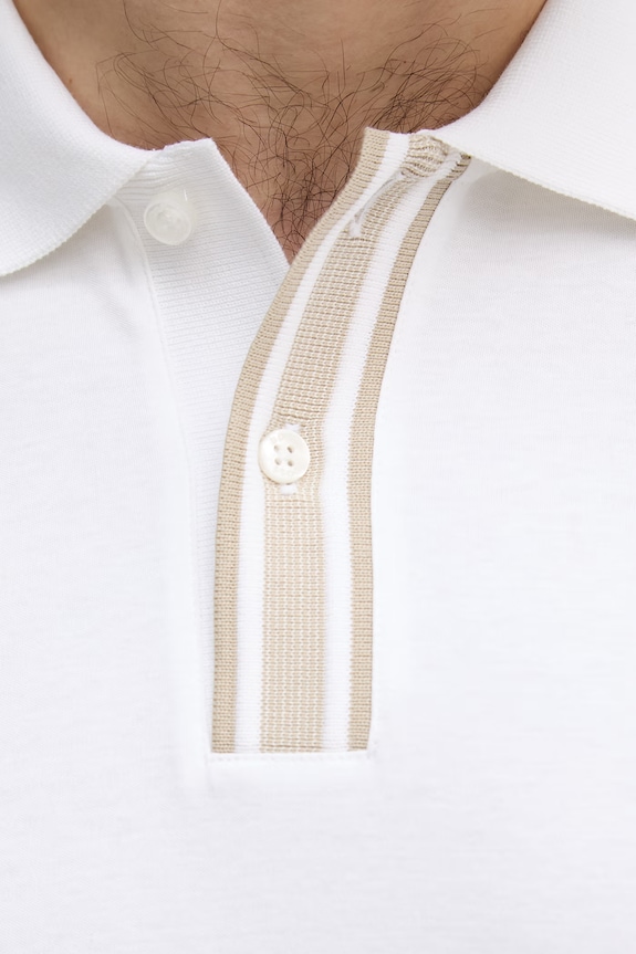 BOSS polo bărbați bumbac Parlay 238 50559668 bej