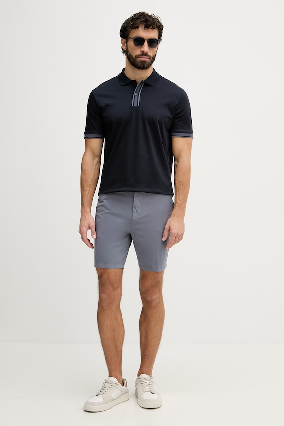 BOSS polo tričko pánske bavlnené Parlay 238 50559668 tmavomodrá SS26