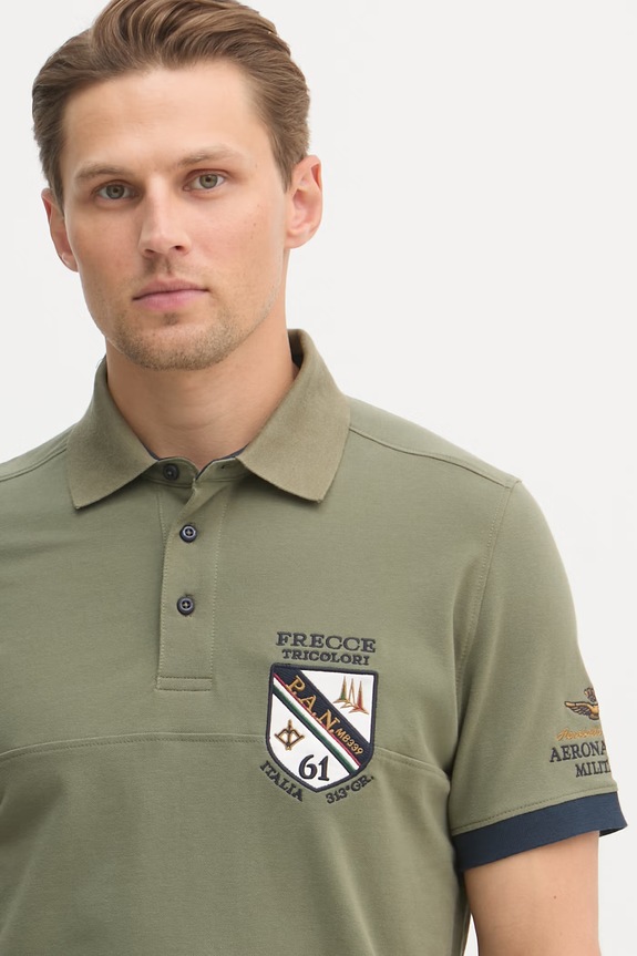 Πόλο Aeronautica Militare πράσινο PO1915UP00191
