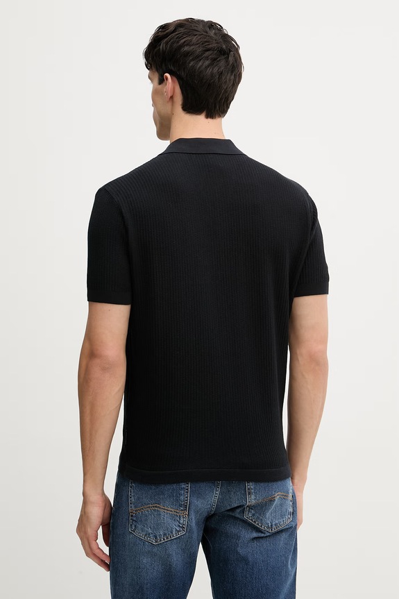 Odzież Armani Exchange polo męskie bawełniane XM002165.AF20139 granatowy