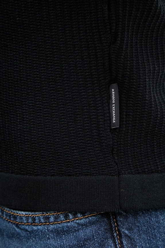 Armani Exchange polo męskie bawełniane XM002165.AF20139 granatowy