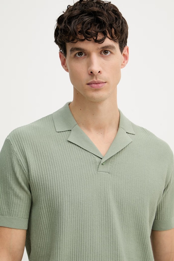 Armani Exchange polo tričko pánske bavlnené zelená XM002165.AF20139