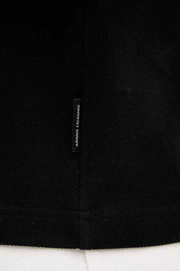 Armani Exchange polo tričko pánske bavlnené XM002343.AF10366 čierna
