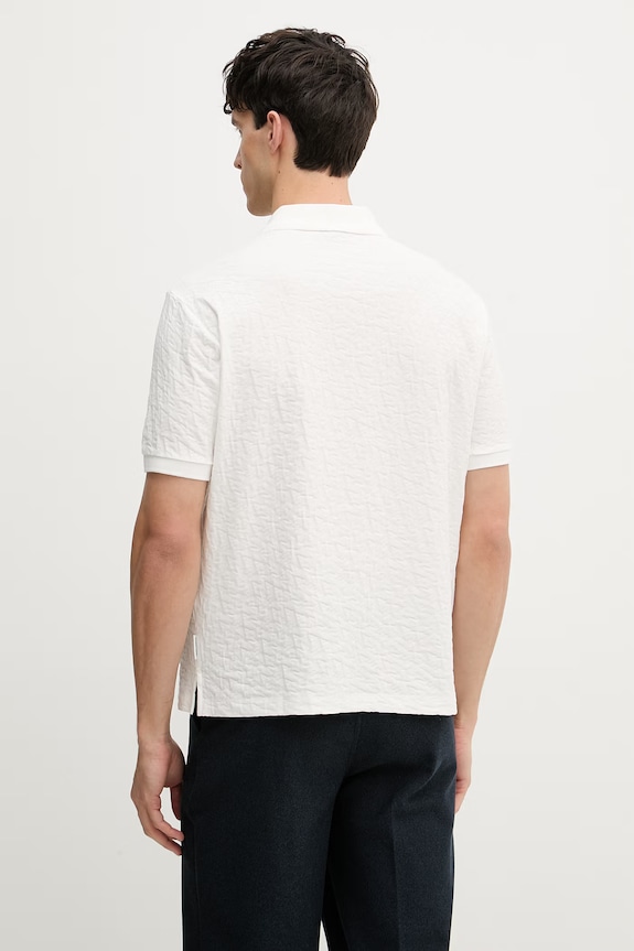 Odzież Armani Exchange polo męskie bawełniane XM002346.AF10337 beżowy