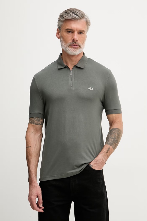 Pánske polo tričko Armani Exchange zelená XM002372.AF21936