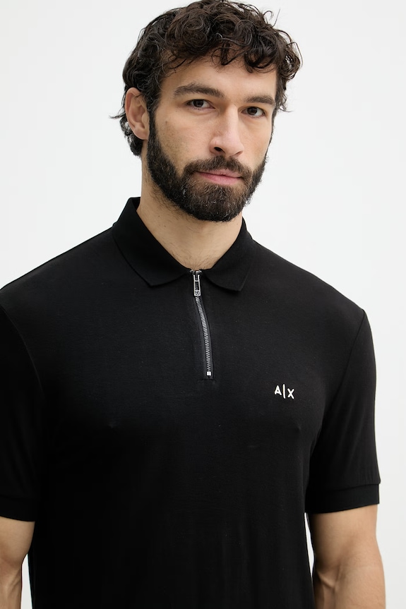 Armani Exchange polo męskie czarny XM002372.AF21936