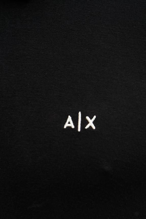 Armani Exchange polo męskie XM002372.AF21936 czarny