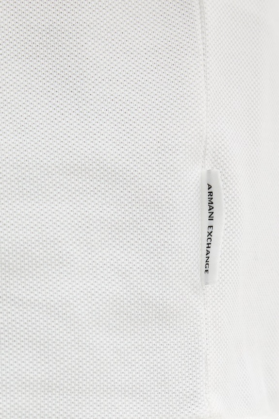 Armani Exchange polo męskie bawełniane XM002375.AF10366 biały