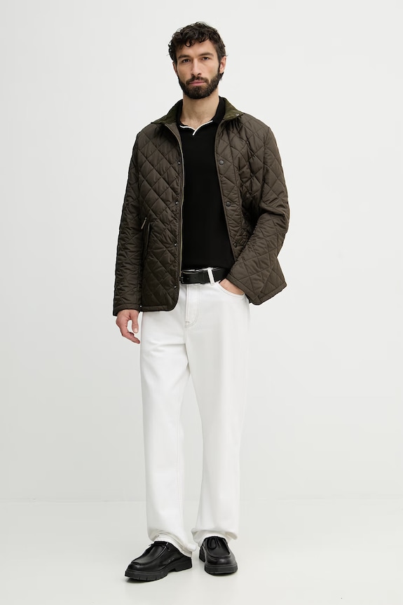 Armani Exchange polo pentru bărbați, din bumbac XM002401.AF10366 negru SS26