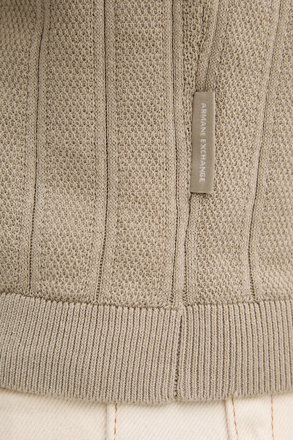 Armani Exchange polo męskie bawełniane XM002438.AF22249 beżowy