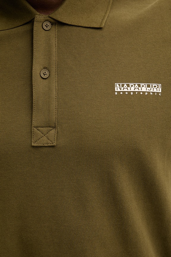 Napapijri polo SMALL BOX NP0A88TQG3A1 verde
