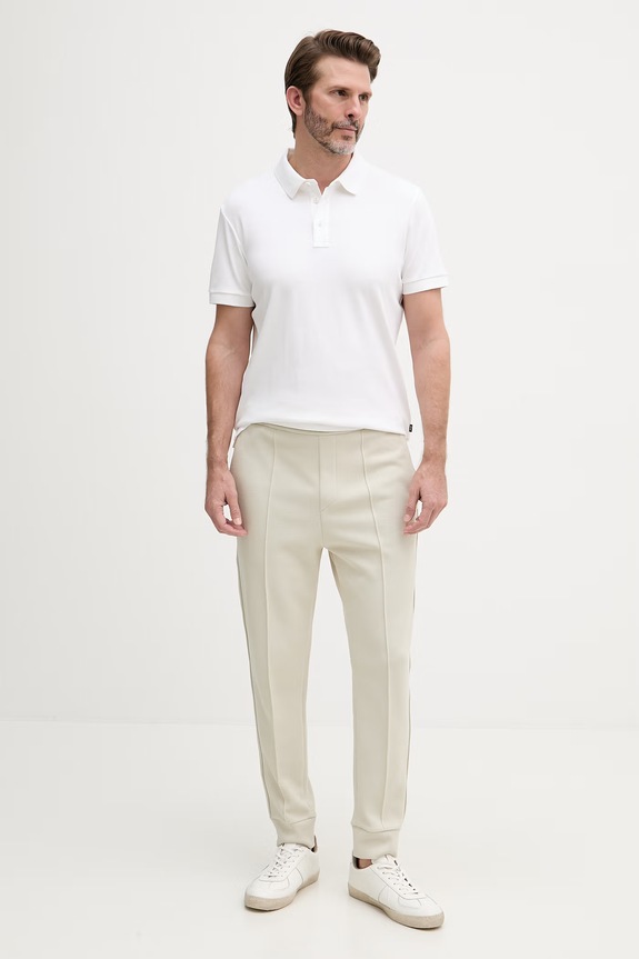 Joop! polo damskie bawełniane 30046975 biały SS26