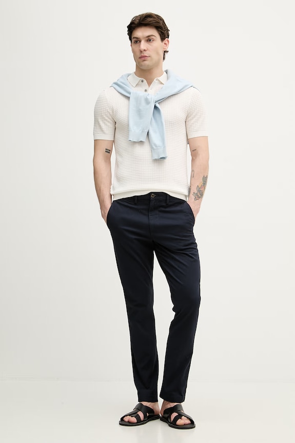 Joop! polo tričko pánske bavlnené 30101509 béžová SS26