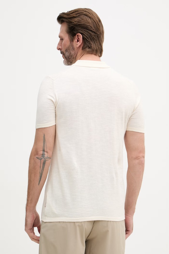 Odzież Joop! polo męskie bawełniane 30101532 beżowy