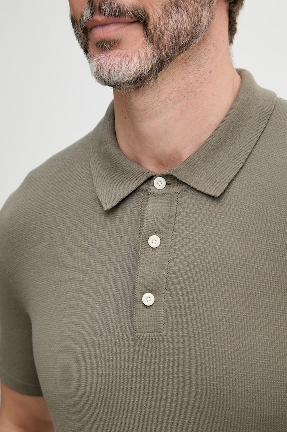 Joop! polo męskie bawełniane 30101532 zielony