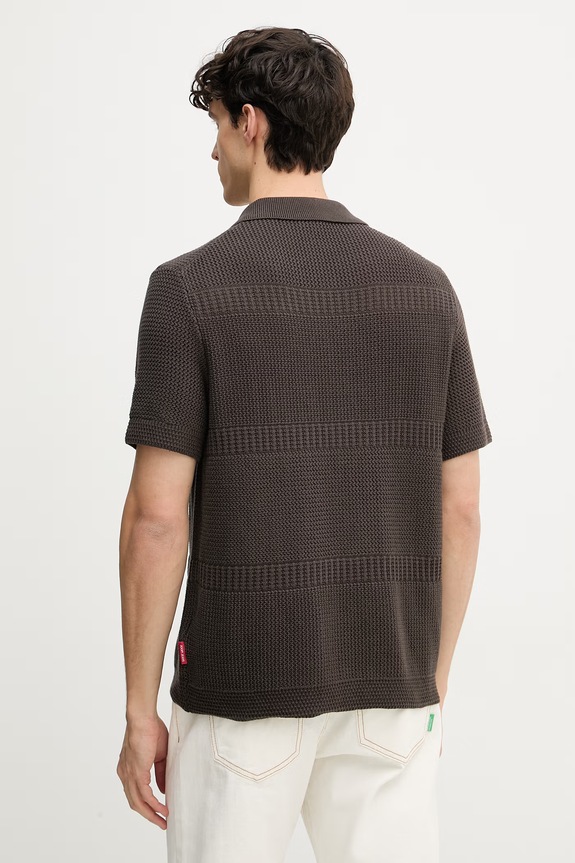 Îmbrăcăminte Joop! cardigan pentru bărbați, din bumbac 30101535 maro