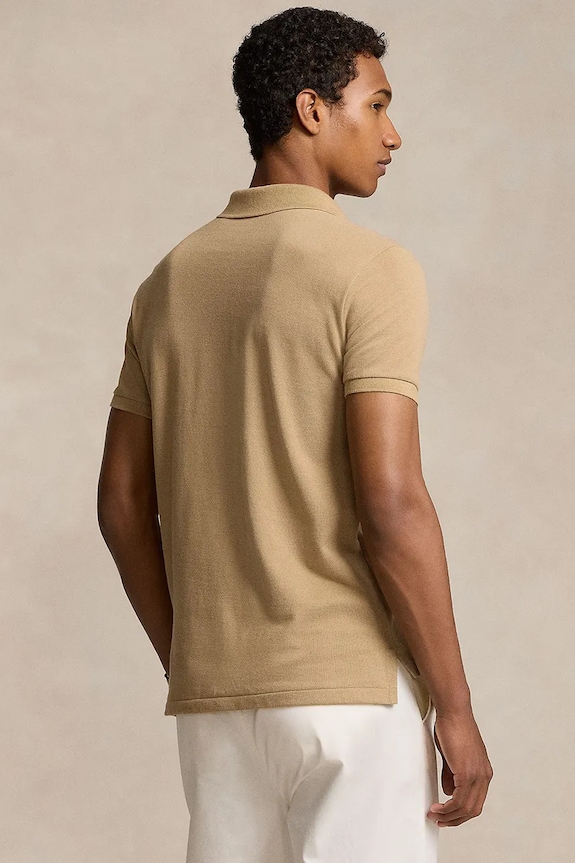 Polo Ralph Lauren polo bawełniane SS KC CLASSIC 710534735379 beżowy SS26