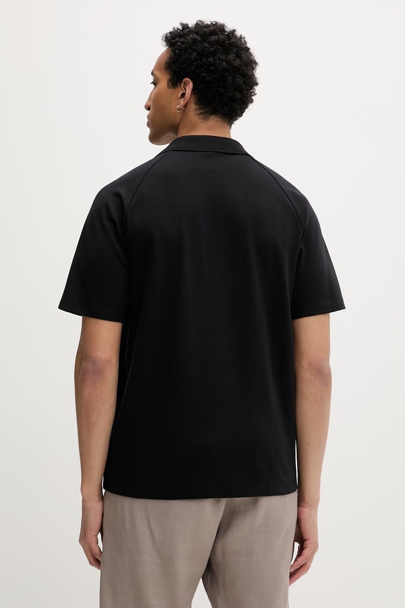 Ruházat HUGO póló férfi pamut Dromos 50556604 fekete