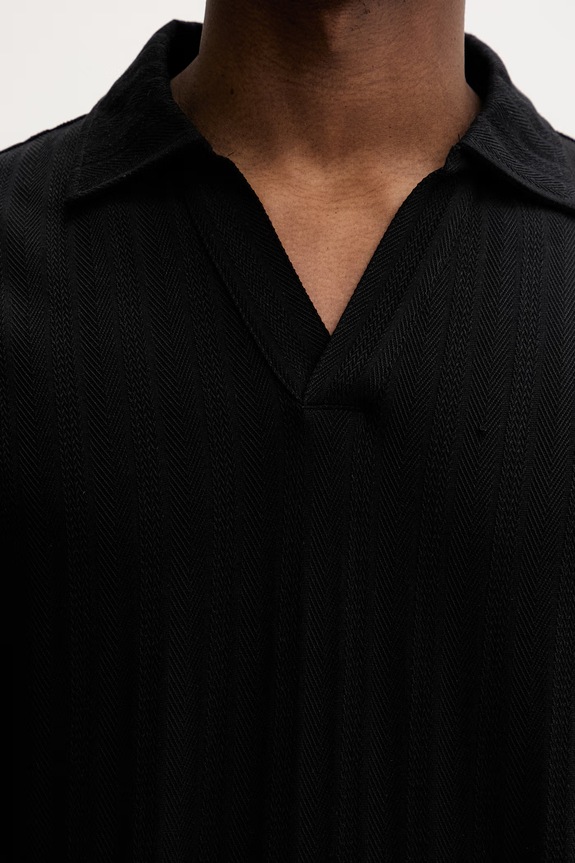 HUGO polo bărbați, din bumbac Dalibo 50556724 negru