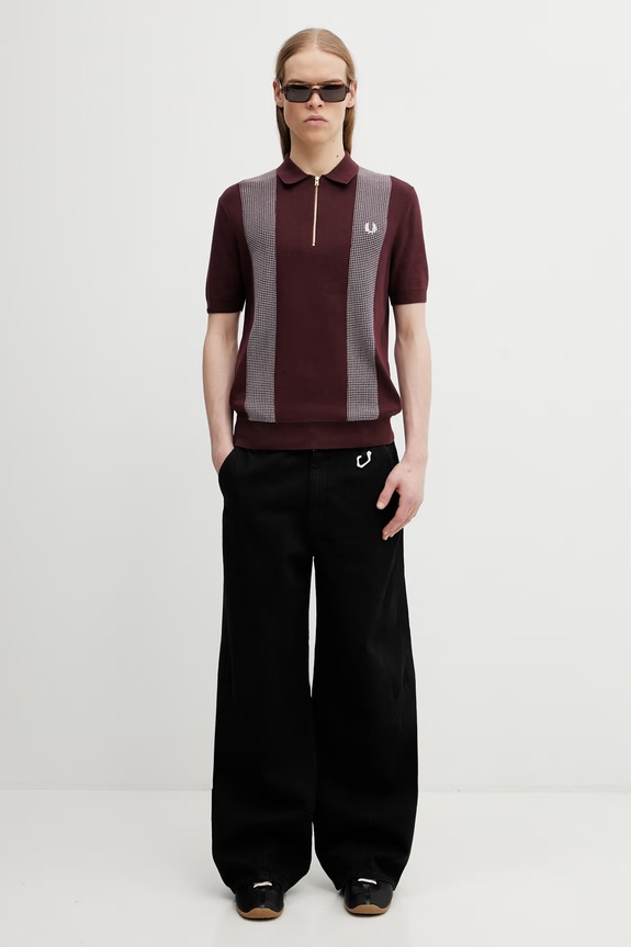 Fred Perry polo K2310 granata