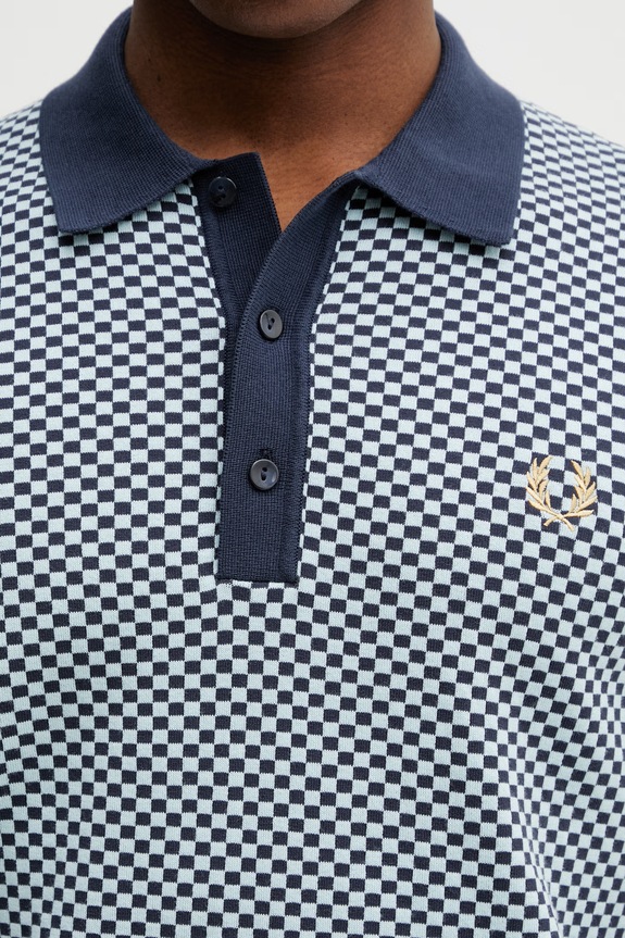 Fred Perry tricou polo bleumarin K2312