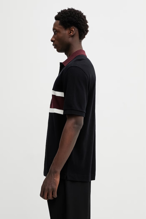 Fred Perry polo de bumbac M2421 negru SS26