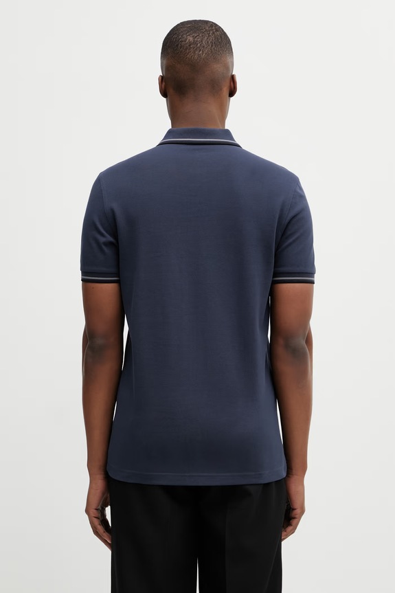 Ρούχα Βαμβακερό μπλουζάκι πόλο Fred Perry M3600.01B σκούρο μπλε