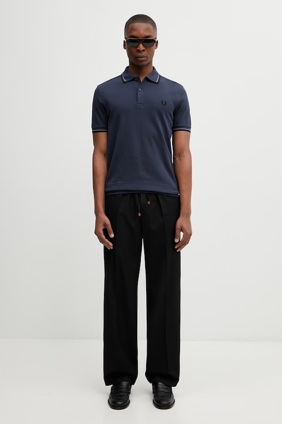 Fred Perry polo bawełniane M3600.01B granatowy
