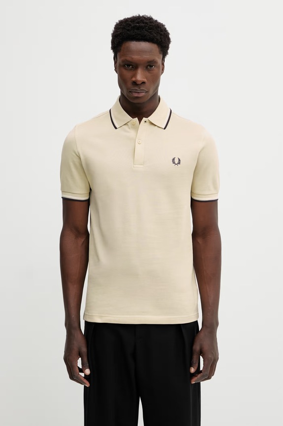Fred Perry polo in cotone regolare beige M3600.12B