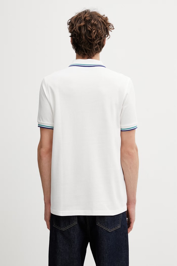 Odzież Fred Perry polo bawełniane M3600.94A biały