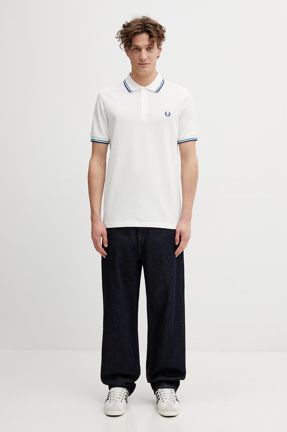 Fred Perry polo in cotone M3600.94A bianco