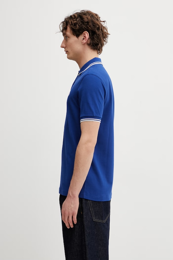 Fred Perry polo bawełniane M3600.99A niebieski SS26
