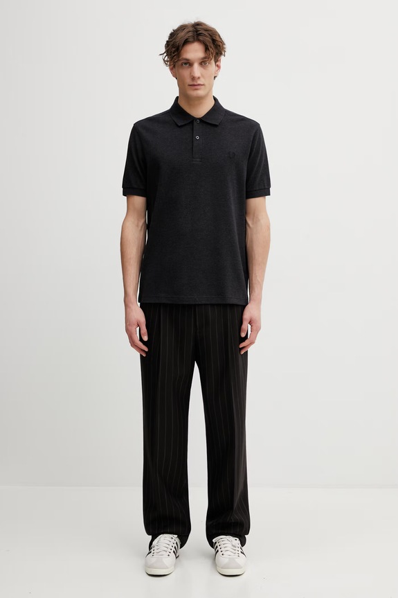 Fred Perry поло из хлопка для мужчин M6000.11B чёрный