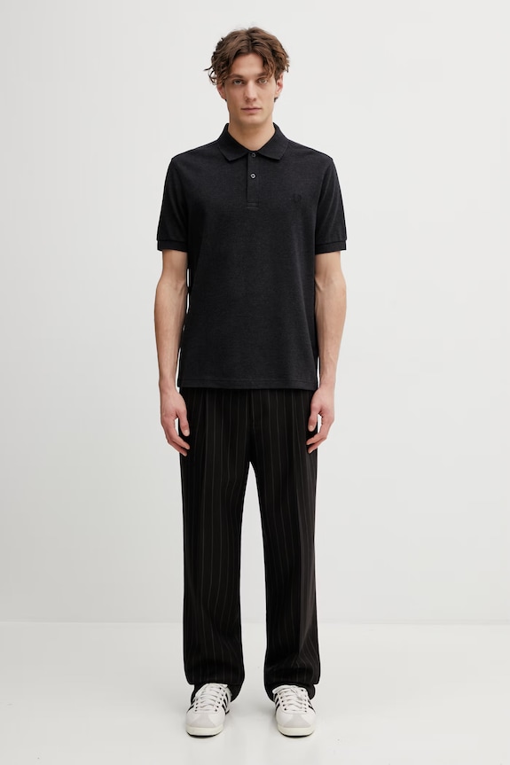 Fred Perry поло из хлопка для мужчин M6000.11B чёрный