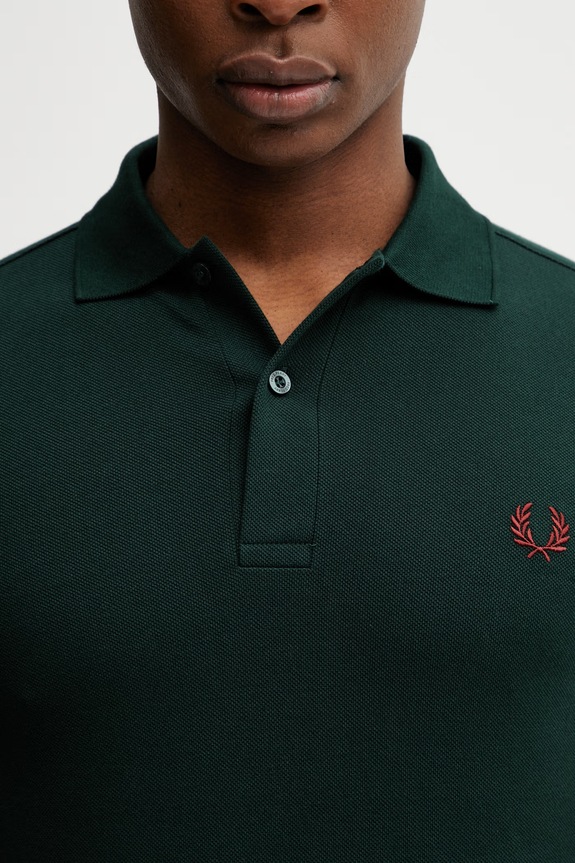 Bavlnené polo tričko Fred Perry zelená M6000.15B