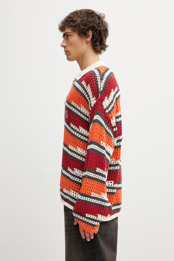Daily Paper kente stripe maglione in cotone da uomo 2610005 multicolore SS26