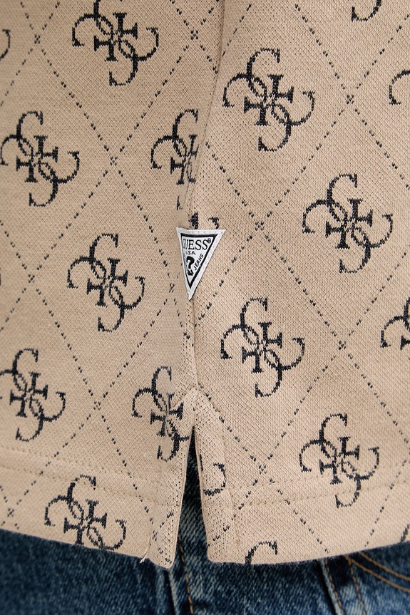 Guess polo tričko pánske M6GP04.K3073 béžová
