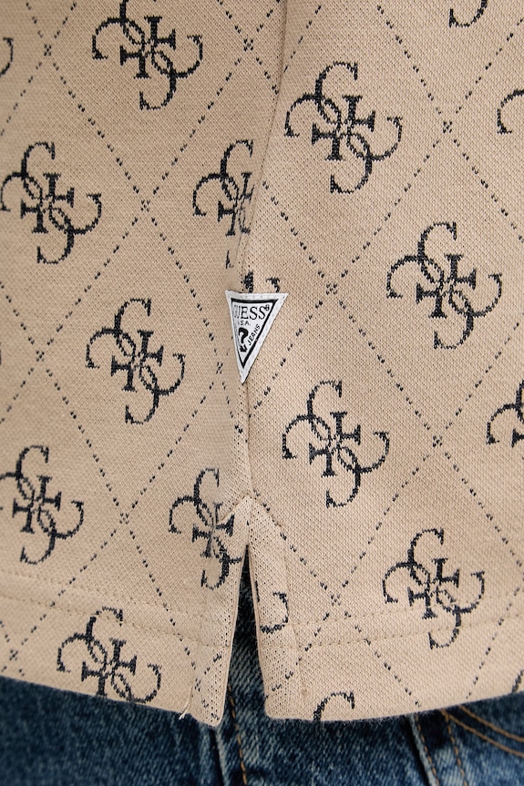 Guess polo tričko pánske M6GP04.K3073 béžová