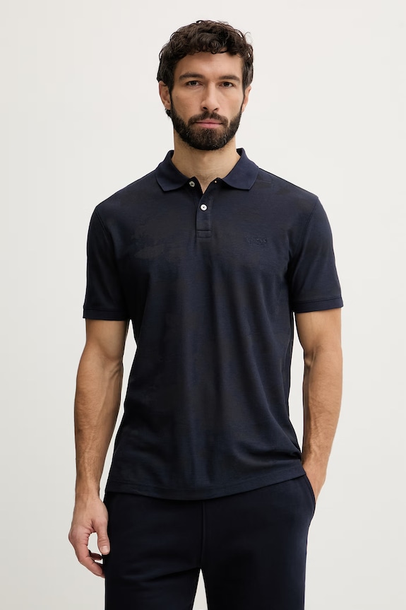 Guess polo bărbați bleumarin M6GP18.K3086