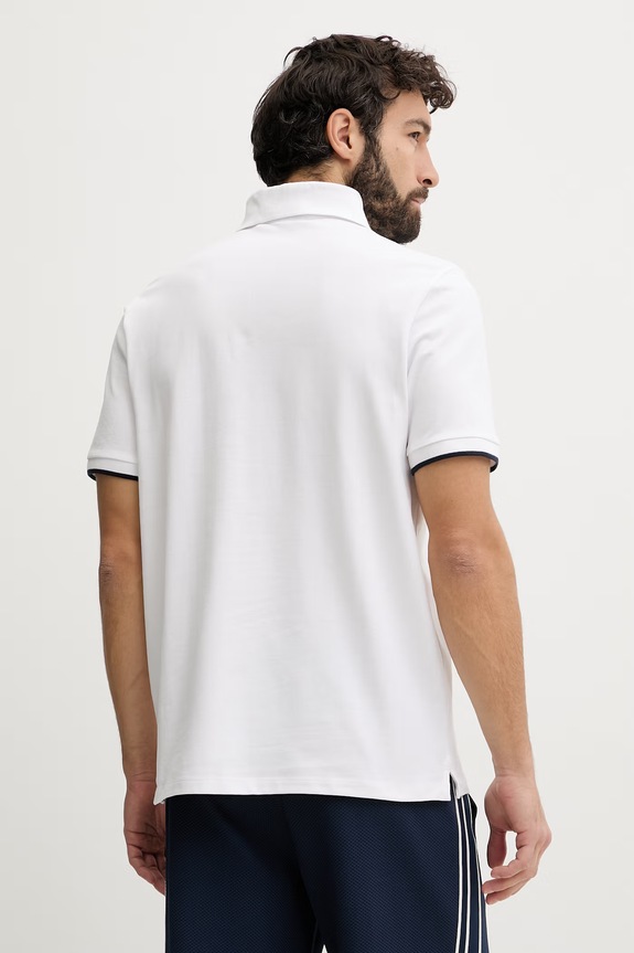 Oblečenie Guess tričko pánske bavlnené s elastanom x North Sails M6GP47.K3323 biela